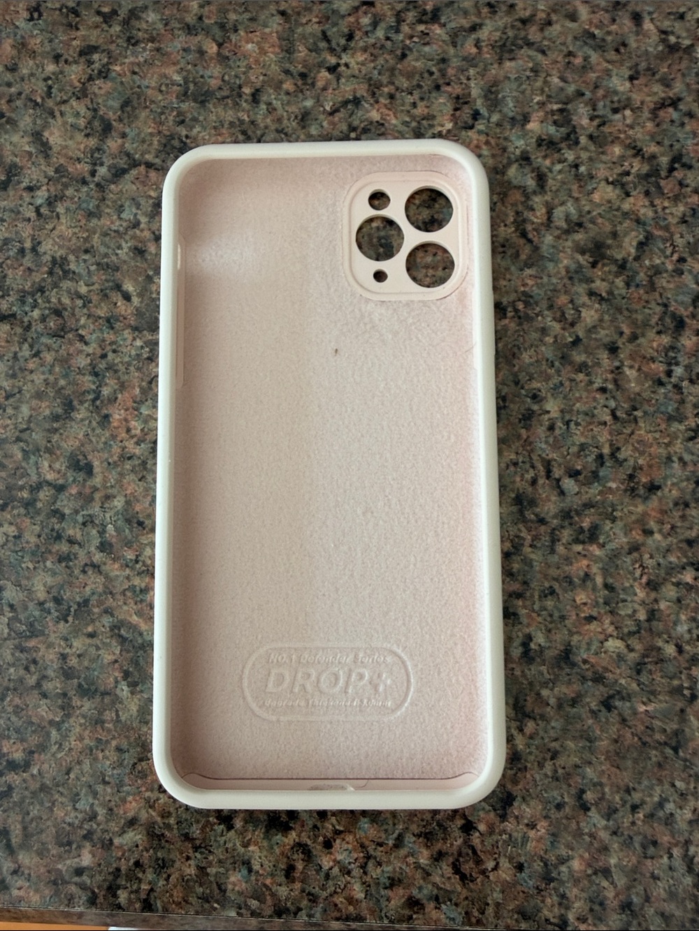 Soft Pink Protective Phone Case with Triple-Camera Cutout